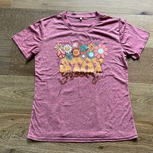 “Stay groovy” t-shirt